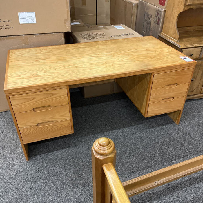 Light Oak Exec. Desk
