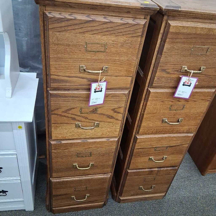 Dark Oak Filing Cabinet