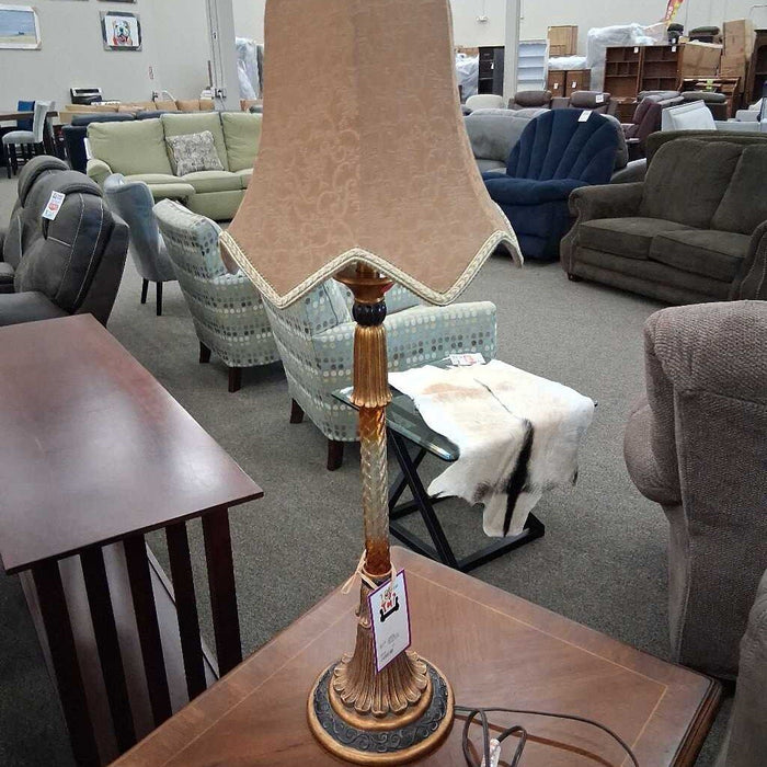 Pair of Brown Twisted Lamps