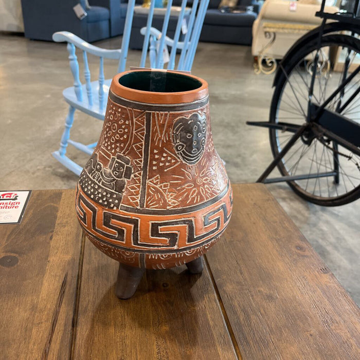Mayan Pattern Vase