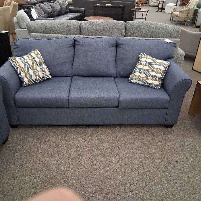 Blue Fabric Sofa "Wall Street"