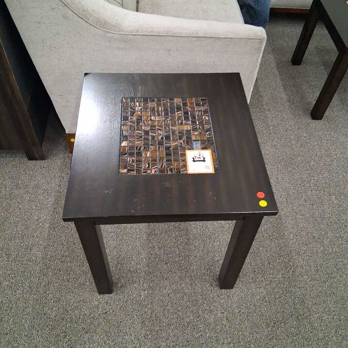 Mosaic Tiled End Table