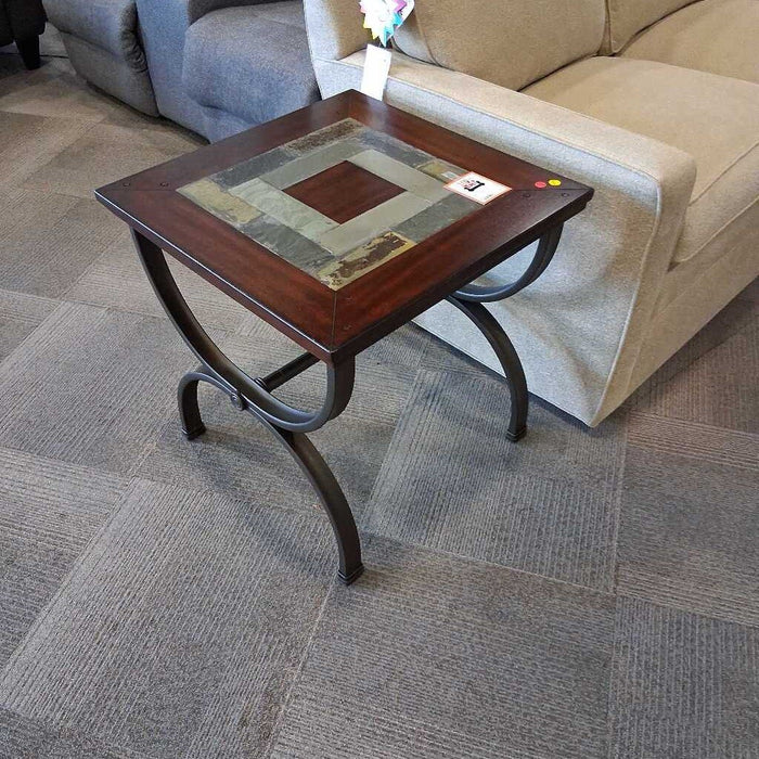 Slate Accent End Table