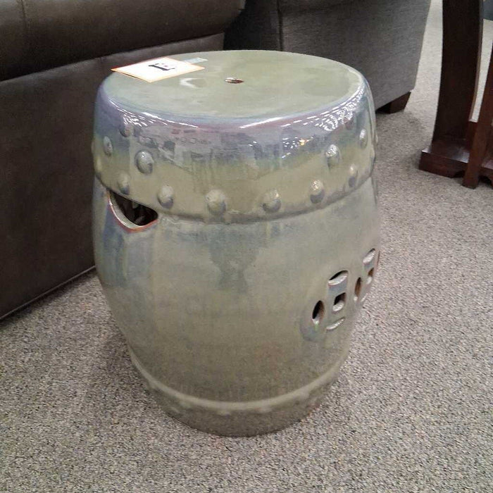 Green Ceramic Floor Vase