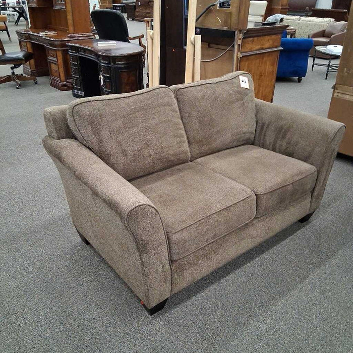 Lt. Brown Fabric Loveseat