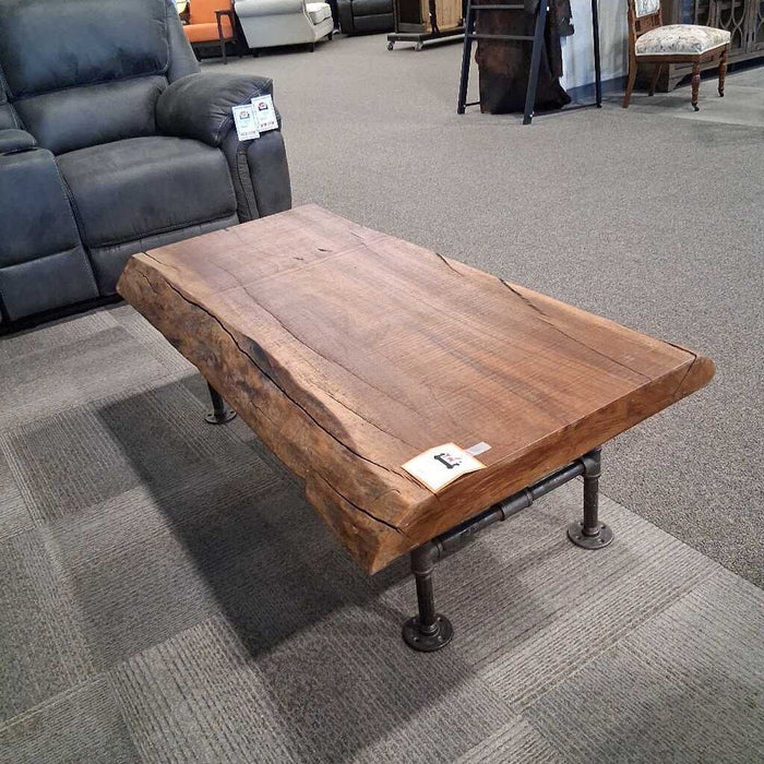 Rustic Live Edge Coffee Table
