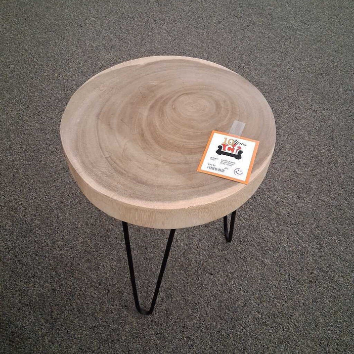 Wood Round Plant Stand