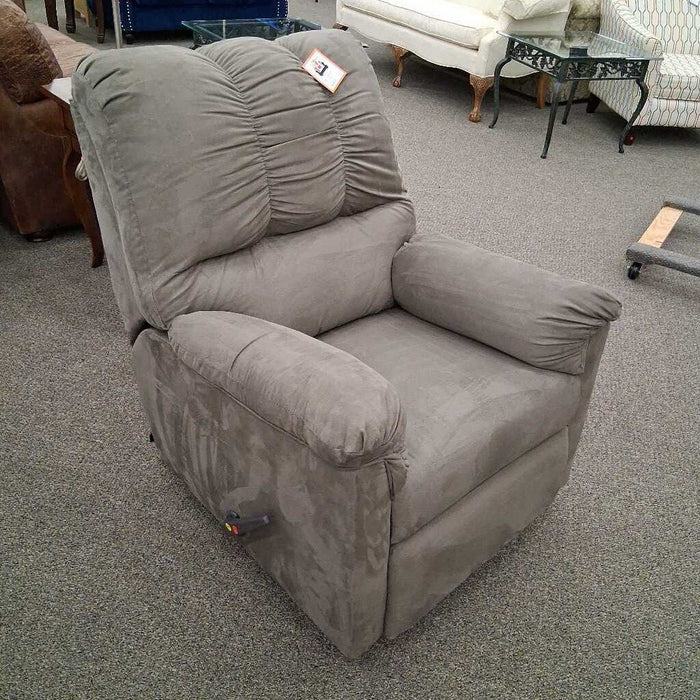 "Darcy" Gray Fabric Recliner