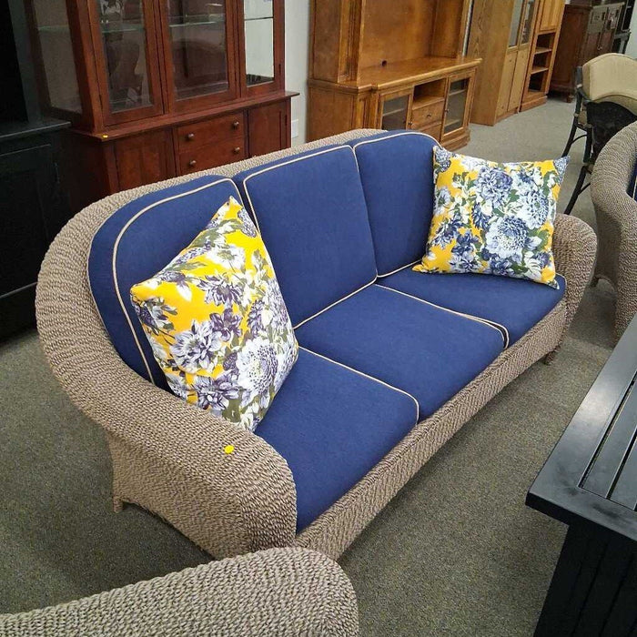 3pc. Woven Patio Set Custum Cushions