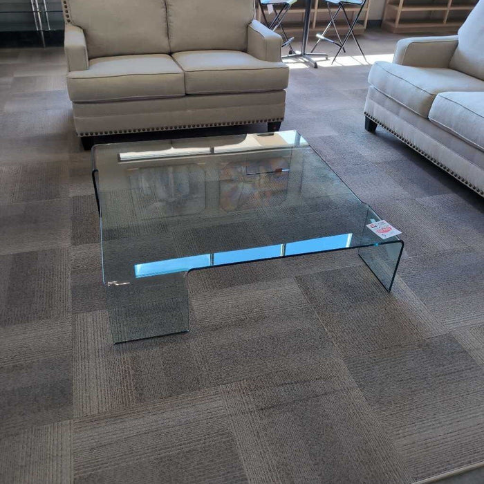 R. Dordoni "Neutra" Glass Coffee Table