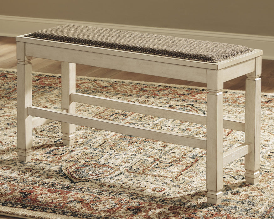 Bolanburg - DBL Counter UPH Bench  - Beige