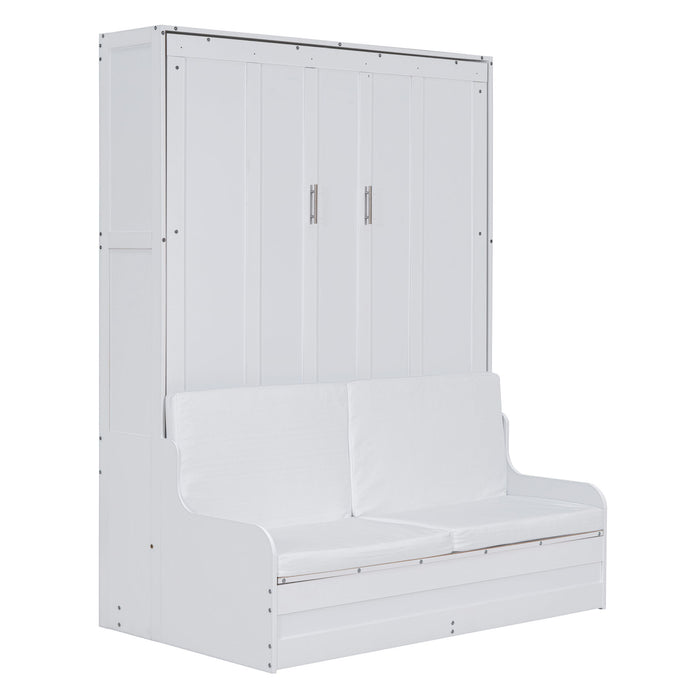 Murphy Wall Bed With Cushion, Space Saving Design, And Construction