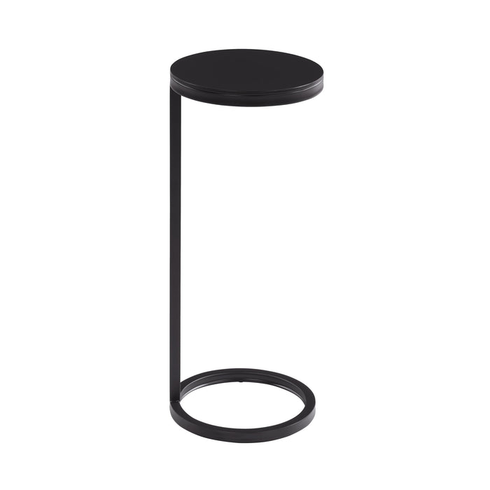 Yancey - Round Metal Accent Table - Antique Bronze