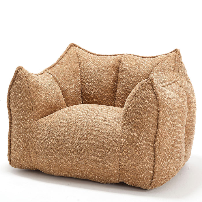 Comfortable Chenille Sofa Chairs With Highly Resilient Foam For Living Rooms And Bedrooms