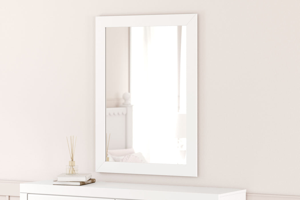 Mollviney - Bedroom Mirror - White