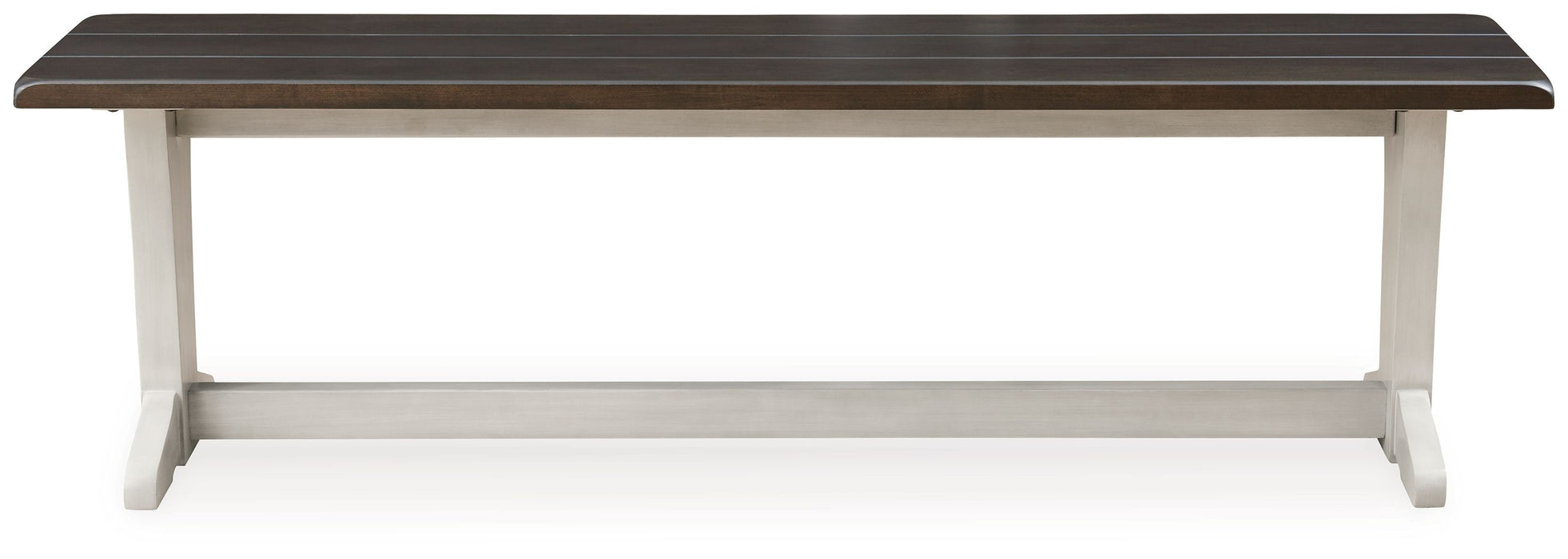 Darborn - Large Dining Room Bench - Gray / Brown