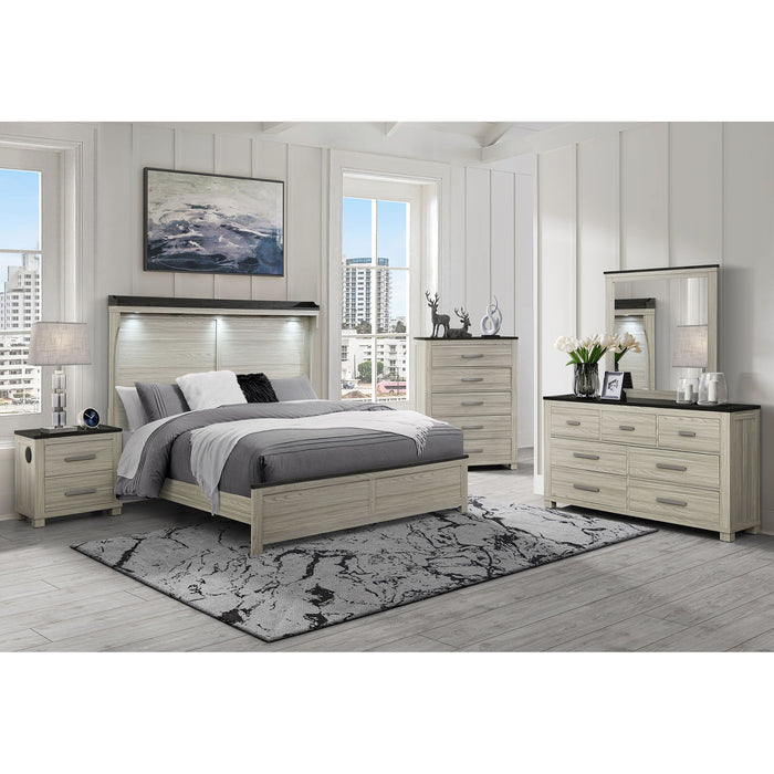 Augusta - Bed With Lit Headboard