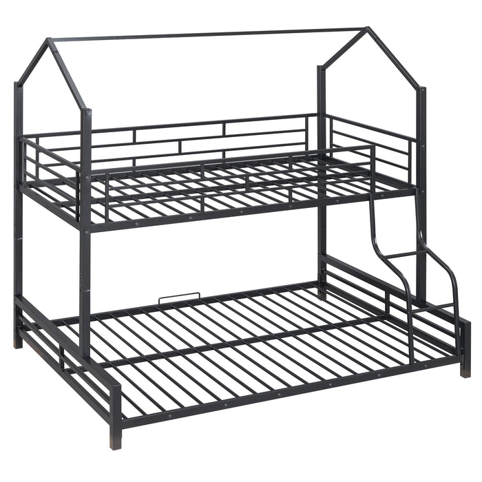 Sturdy Frame House Bunk Bed
