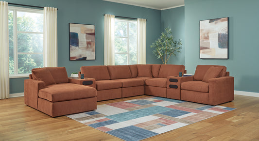 Modmax 8-PC Sectional with Chaise and Audio Consoles