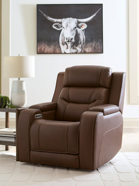 Knightington Power Recliner w/Audio Seating