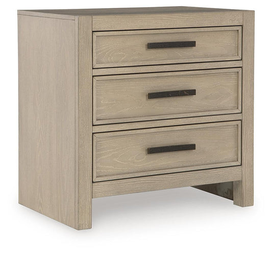 Calmoro Three Drawer Night Stand