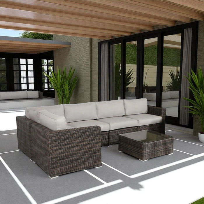 Stylish Wicker Patio Set Table