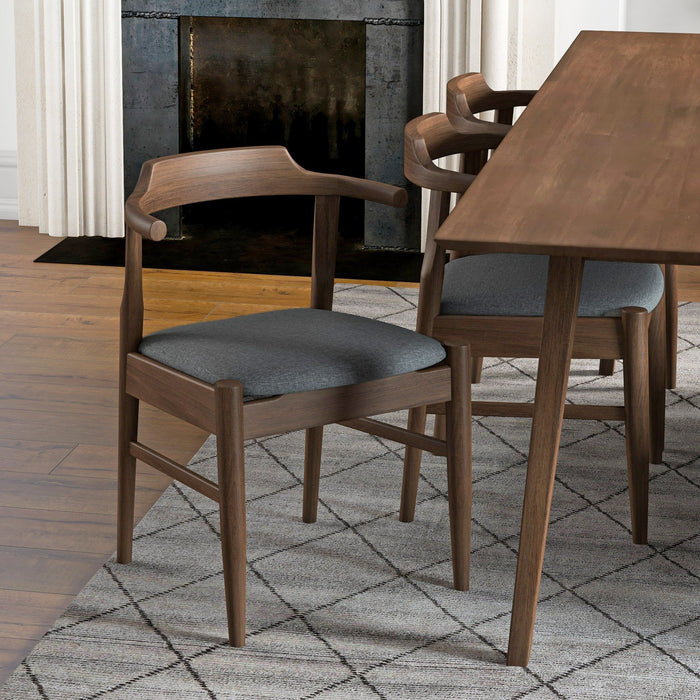 Dakota - Mid-Century Modern Velvet Dining Chair (Set of 2)