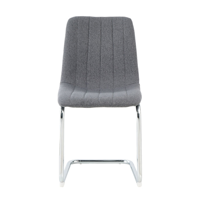 Modern Dining Chair With Metal Legs