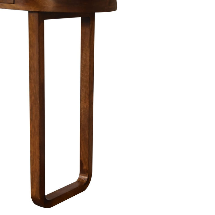 Round Coffee Table - Chestnut
