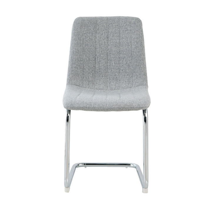 Modern Dining Chair With Metal Legs