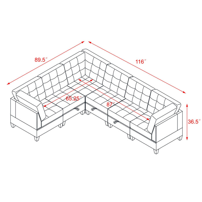 Modular Sectional Sofa, Diy Combination