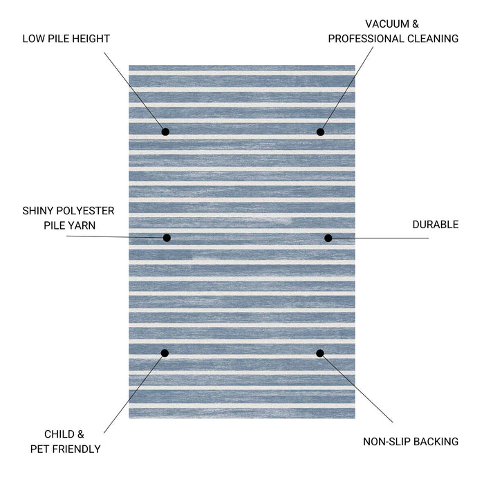 Macau - Non - Slip Accent Rug, Timeless Design