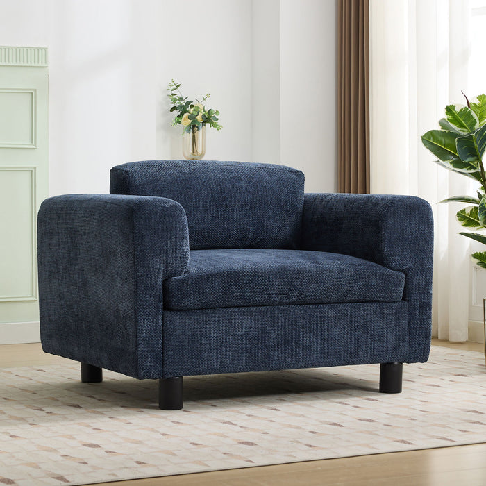 Modern Oversized Armchair Comfy Accent Chair Single Sofa For Living Room