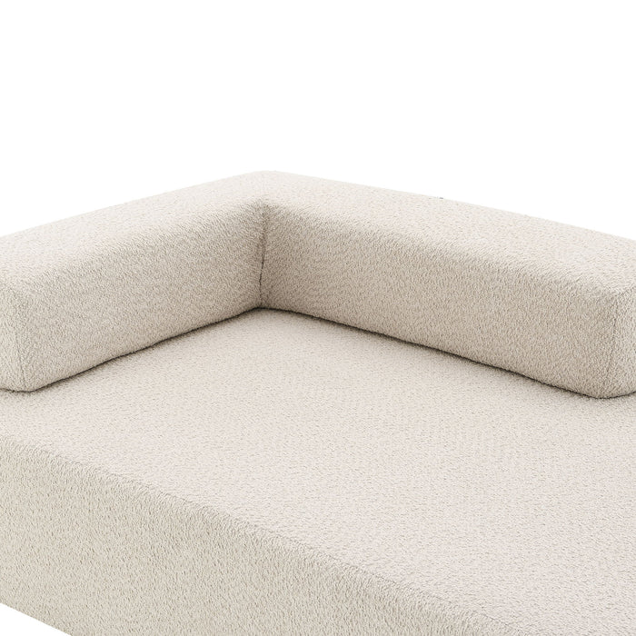 Frame For Oversized Modular U Shaped Sectional, Floor Couch Convertible Compressed Couch Spacious Foam Filled Sofa