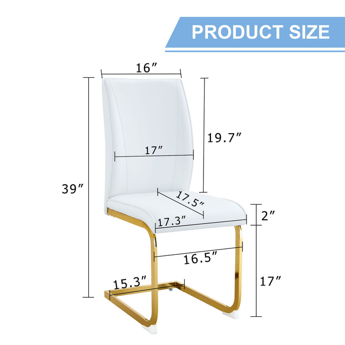 Luxury Simple Arch Chair With Arched Leg
