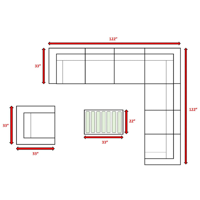Sectional, Stylish Entertainment, Outdoor Living