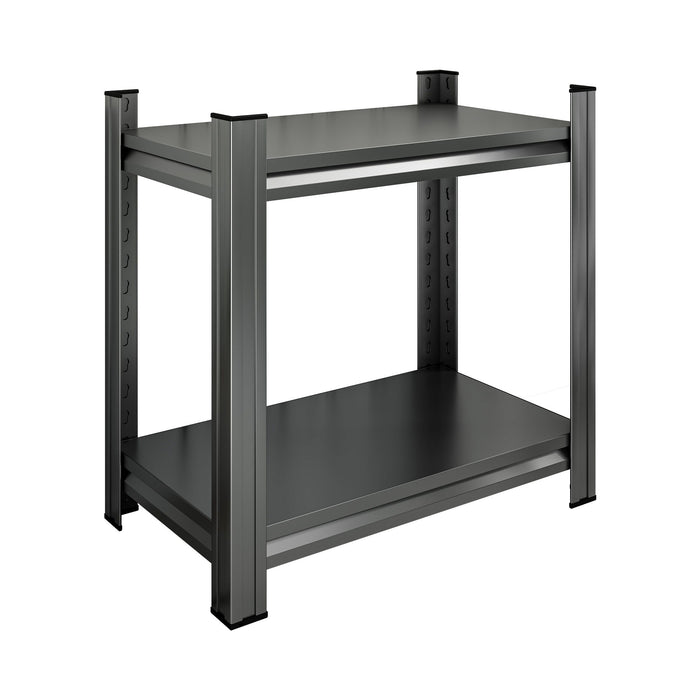 Adjustable Divider Shelf, Bookcase, Office Vertical Storage Rack - Black