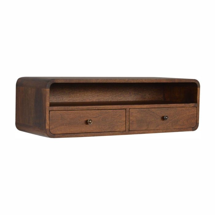 Floating Open Console - Chestnut