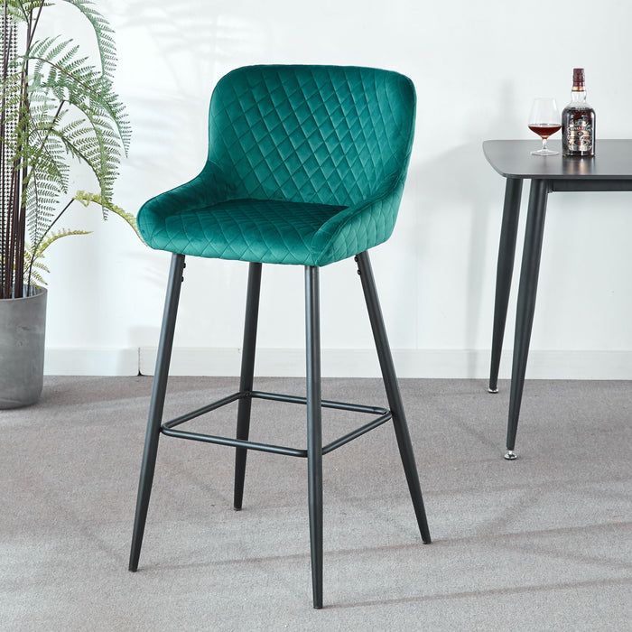 Ergonomic Counter Height Bar Stool (Set of 2)