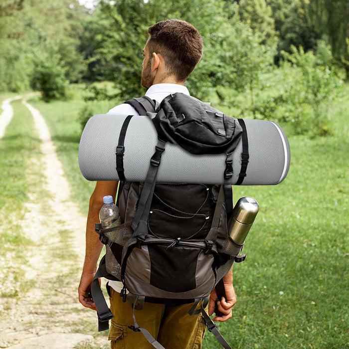 Memory Foam Camping Mattress, Portable Comfort With Water Resistant Cover