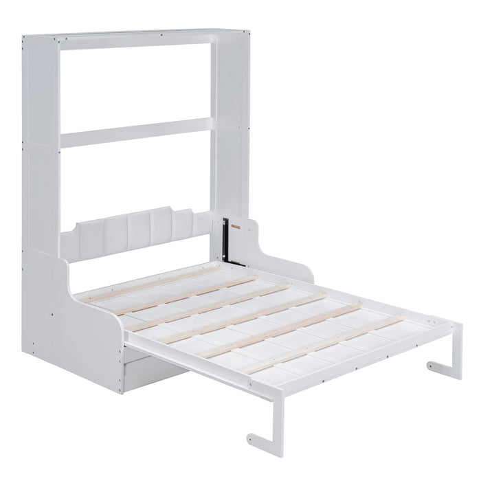 Murphy Wall Bed With Cushion, Space Saving Design, And Construction