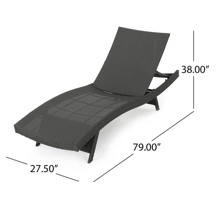 Salem - Chaise Lounge - Gray
