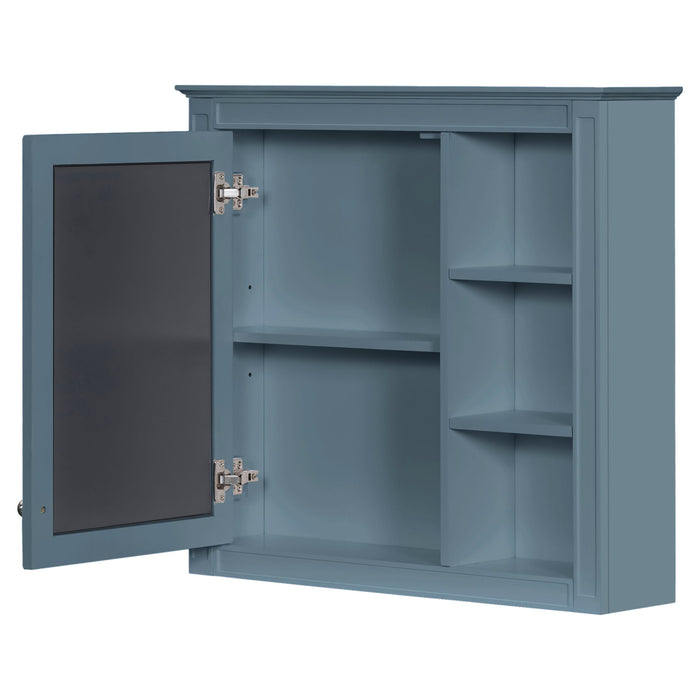 Modern Wall-Mounted Medicine Cabinet With Mirror, Adjustable Shelf