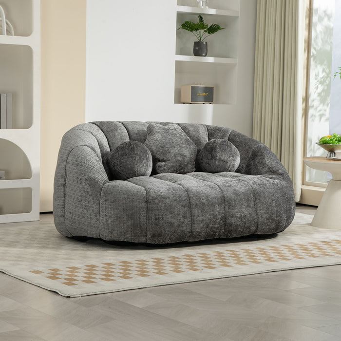 Bean Bag Lazy Sofa Durable Comfort Lounger High Back Bean Bag Chair Couch