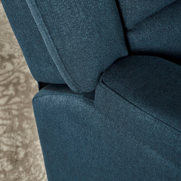 Contemporary Glider Recliner With Swivel Function