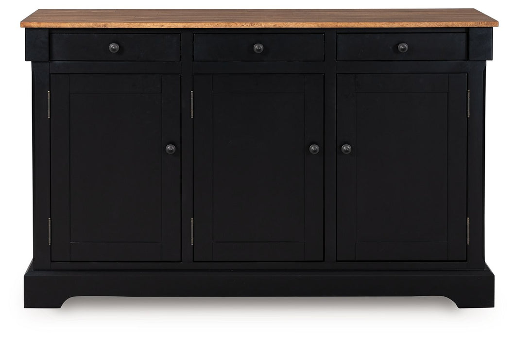 Wildenauer - Brown / Black - Dining Room Buffet