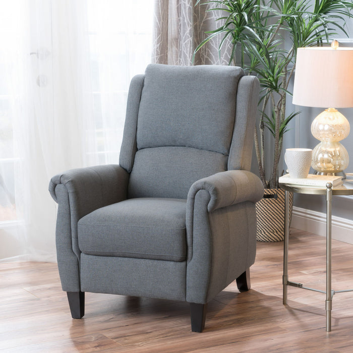 Contemporary Push Back Recliner Chair