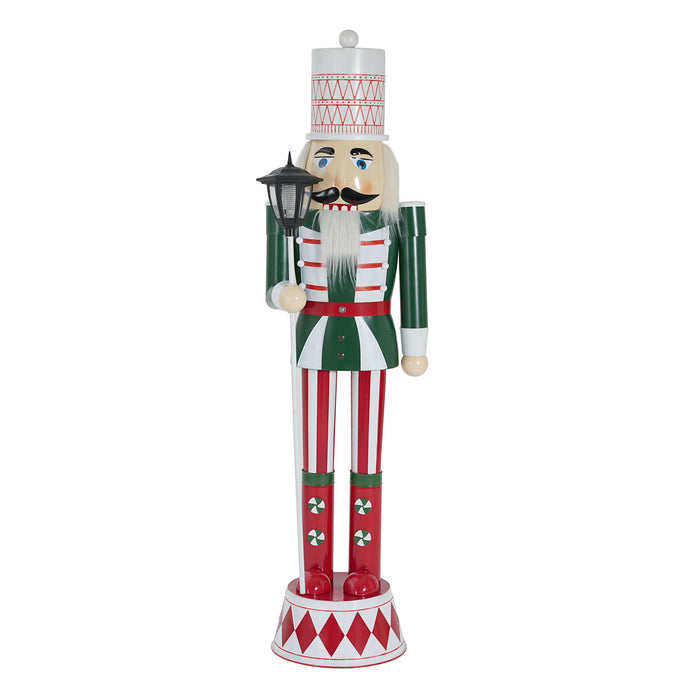 Classic Nutcracker Holiday Decor, Durable Construction - Green / Red / White