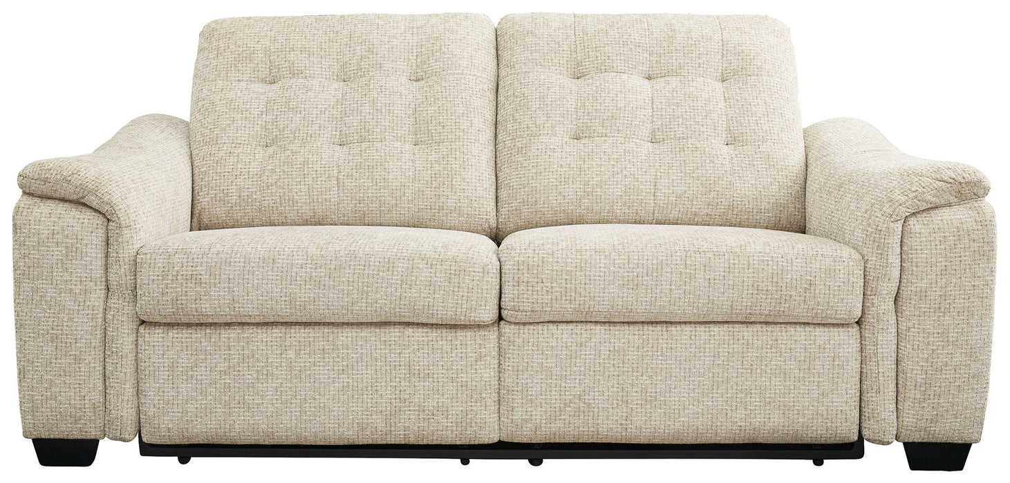 Beaconfield - 2 Seat Reclining Power Sofa - Sandstone