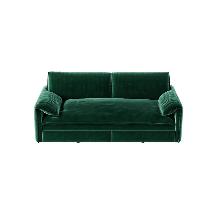 Pull Out 3 In 1 Convertible Sleeper Sofa With Side Storage, Multi Functional